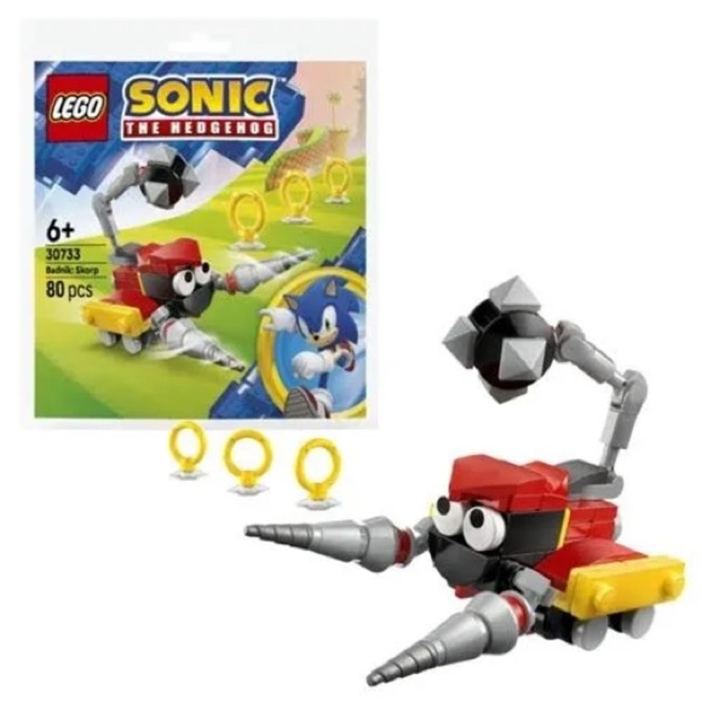 LEGO Sonic the Hedgehog Sonic Badnik Skorp 30733 Building Set Bag ~ New!